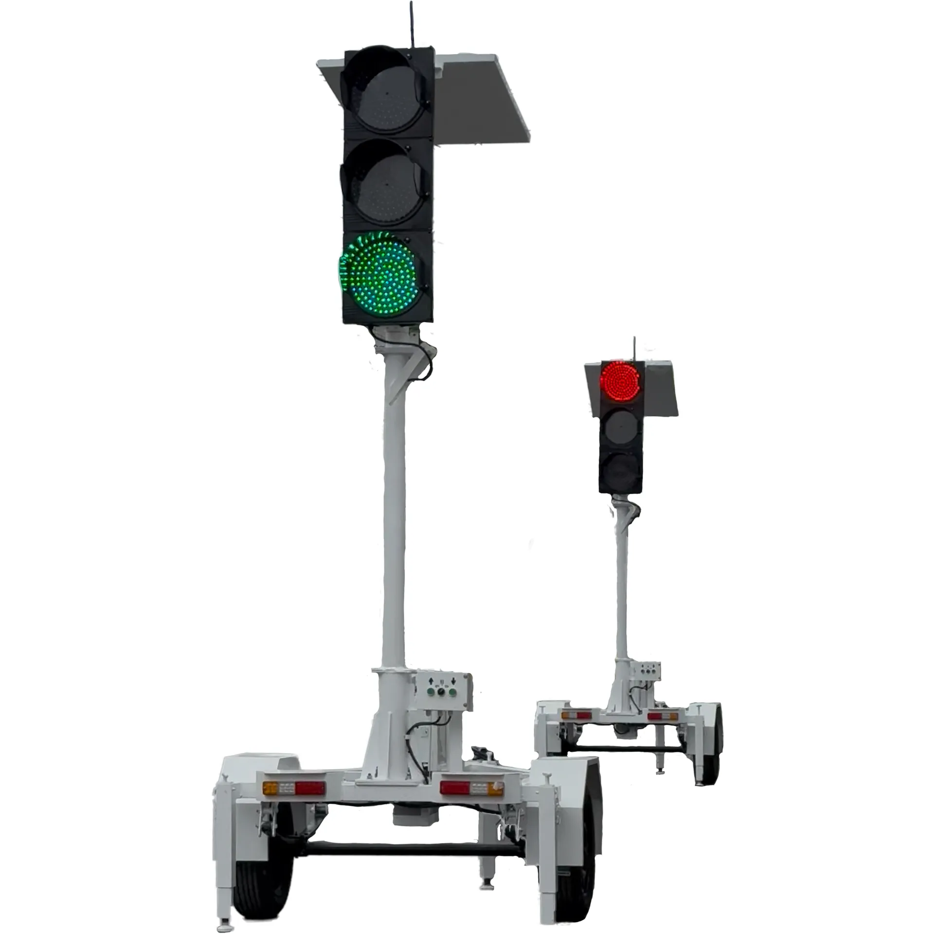 Sistema Semafórico móvil sobre trailer