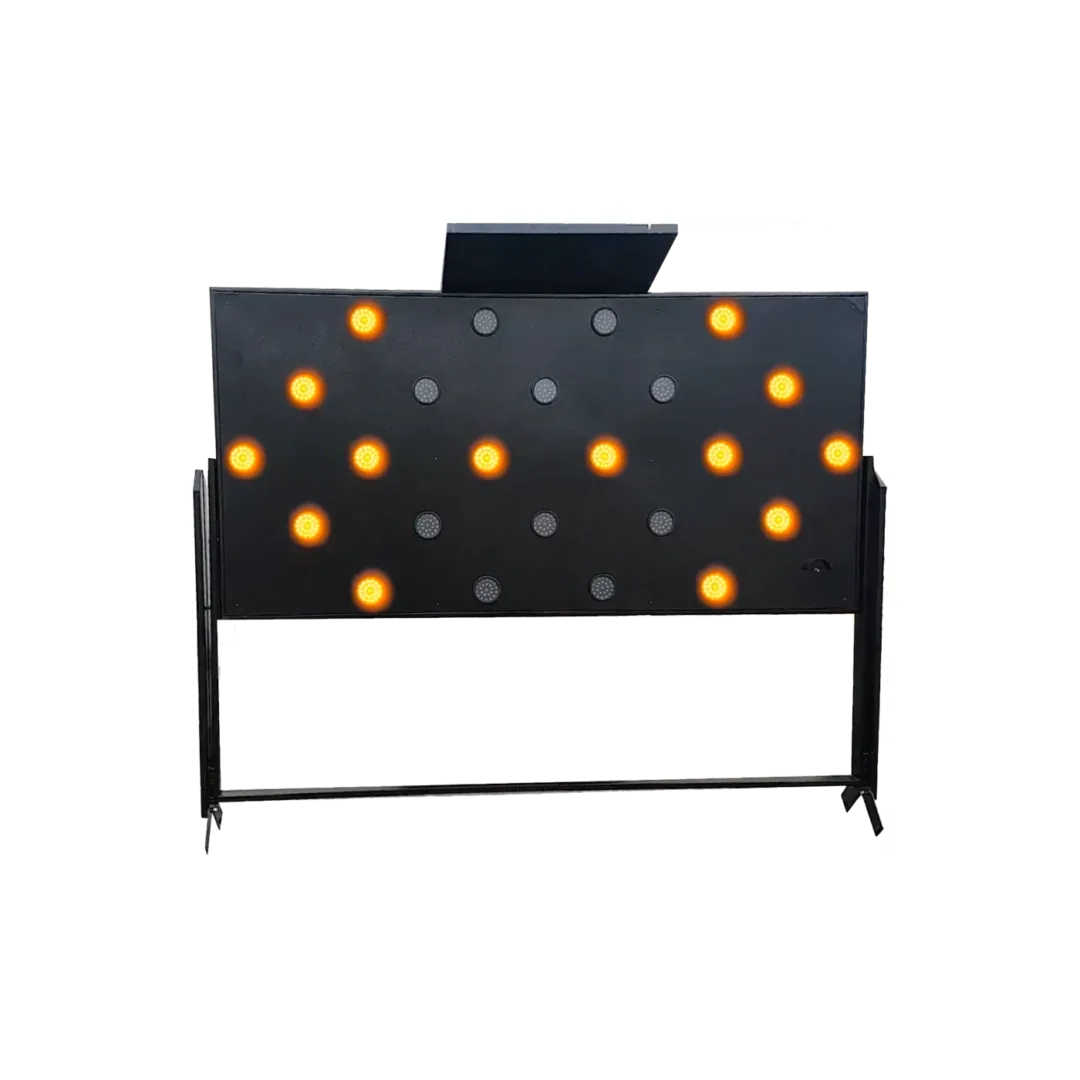Flecha Luminosa 240X120cm Con Panel Solar
