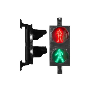 Utilizado para controlar el cruce de peatones en las intersecciones,fabricado en policarbonato de alta resistencia al impacto,herrajes en acero inoxidable, grado de protección IP 60, tecnología led, alimentación 110V.