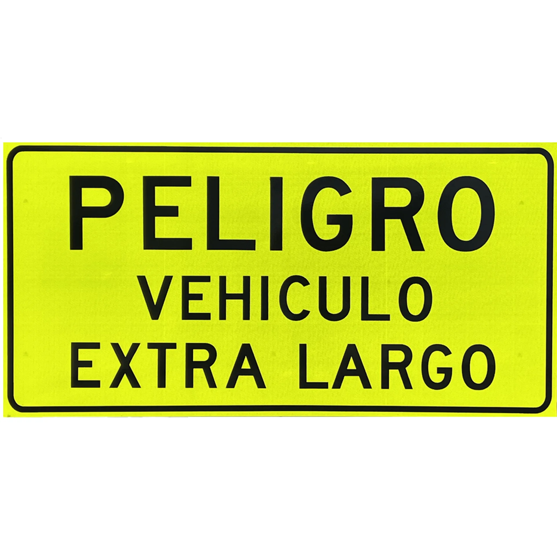 Aviso Vehiculo Extra Largo