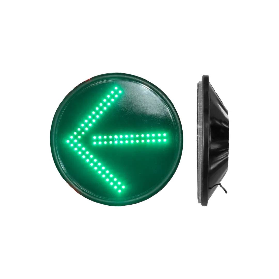 Opciónes: Módulo luminoso D=300mm Con carcasa - Sentido De Giro - Verde